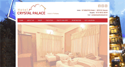 Desktop Screenshot of crystalpalacepokhara.com