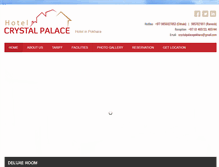 Tablet Screenshot of crystalpalacepokhara.com